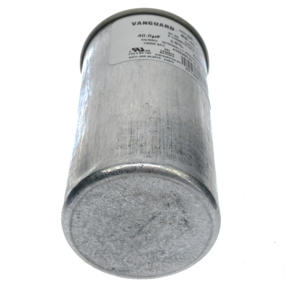 Vanguard RD-40-440 Silver Electric Motor Run Capacitor