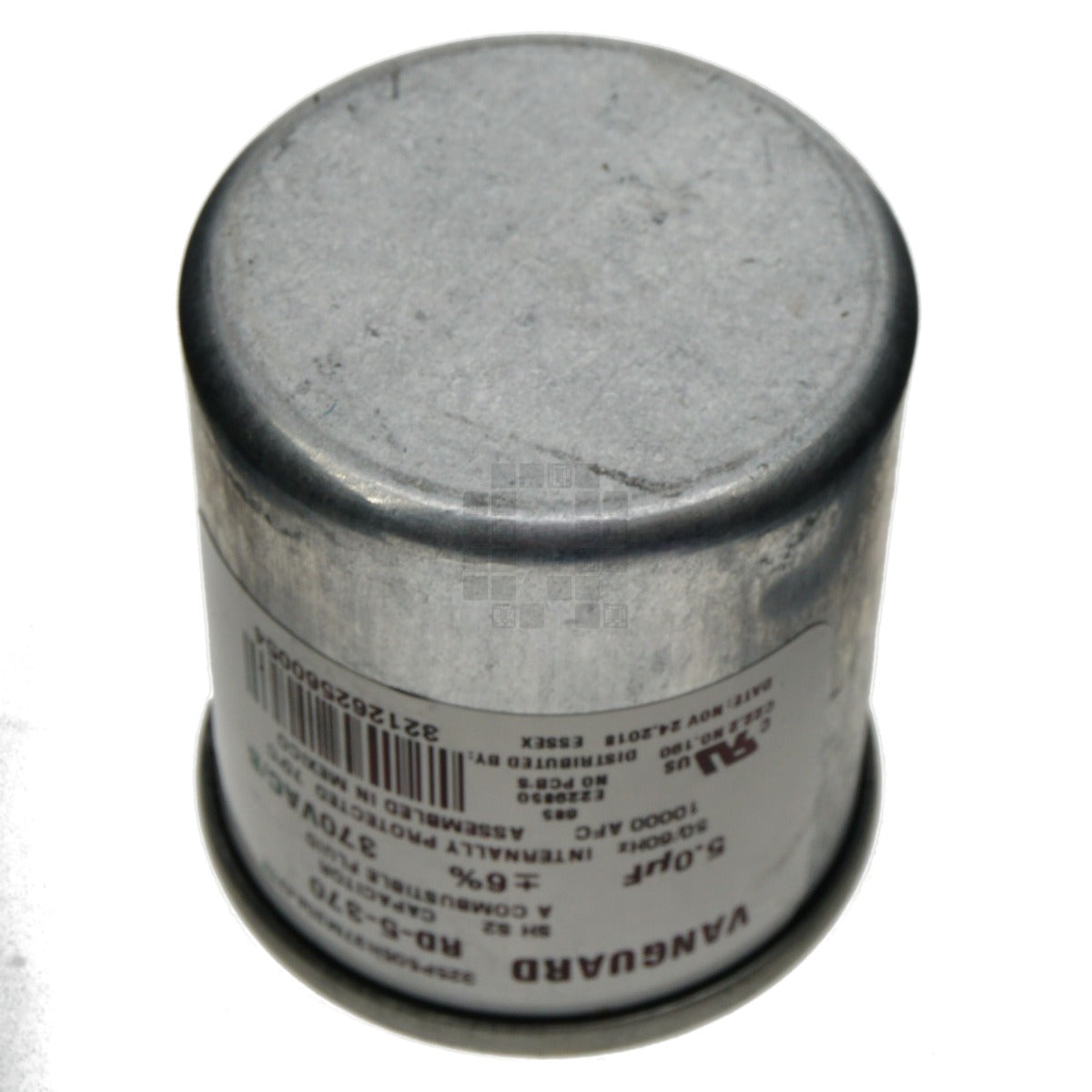 Vanguard RD-5-370 Round Electric Motor Run Capacitor