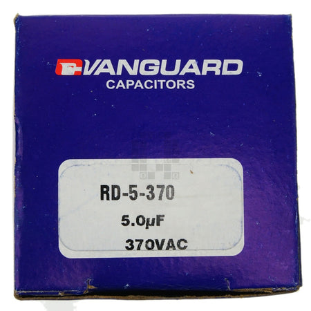 Vanguard RD-5-370 Round Electric Motor Run Capacitor
