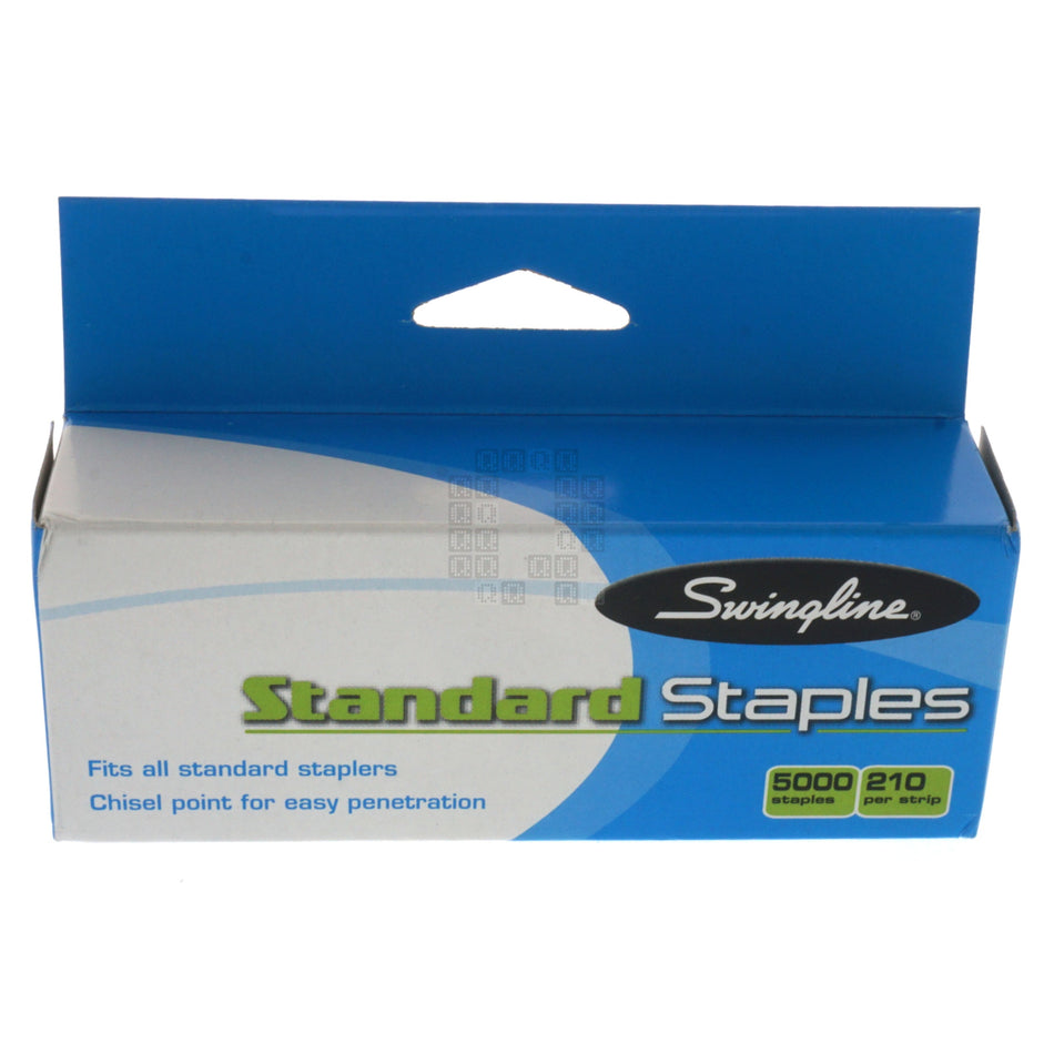 Swingline 79350 Standard Staples, Box of 5000