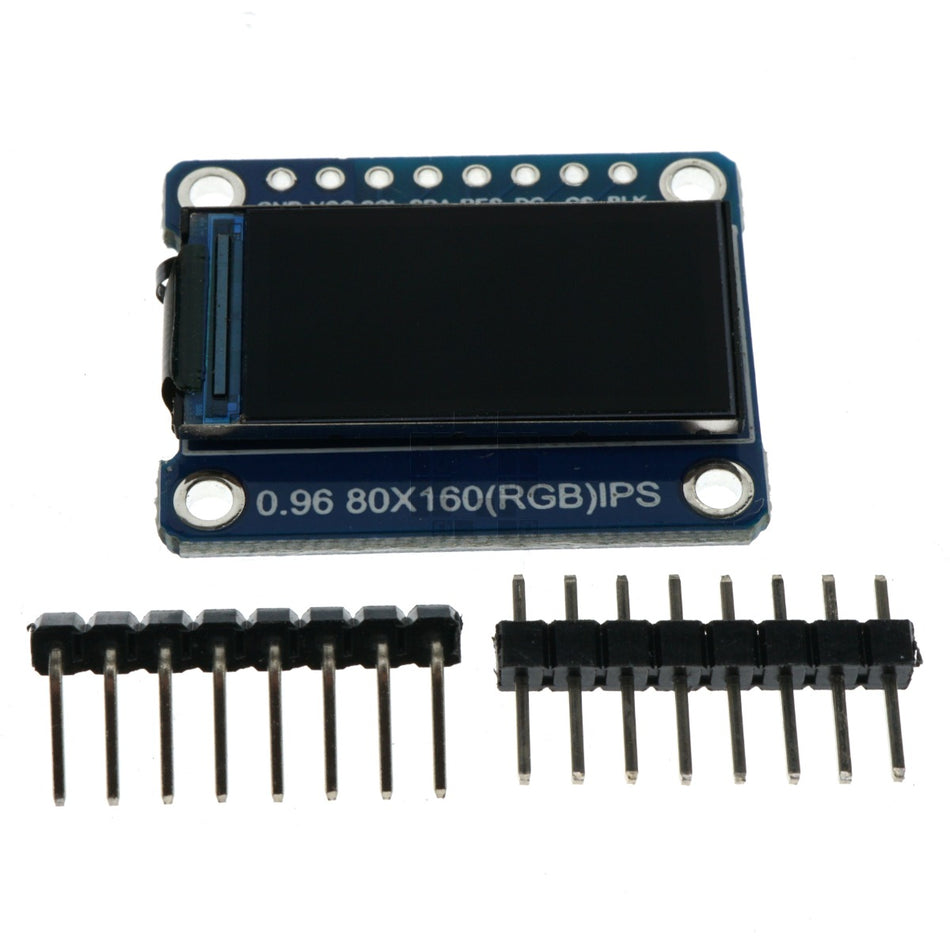 Geekcreit ST7735 0.96" IPS TFT LCD RGB Display, 3.3V SPI 80x160px