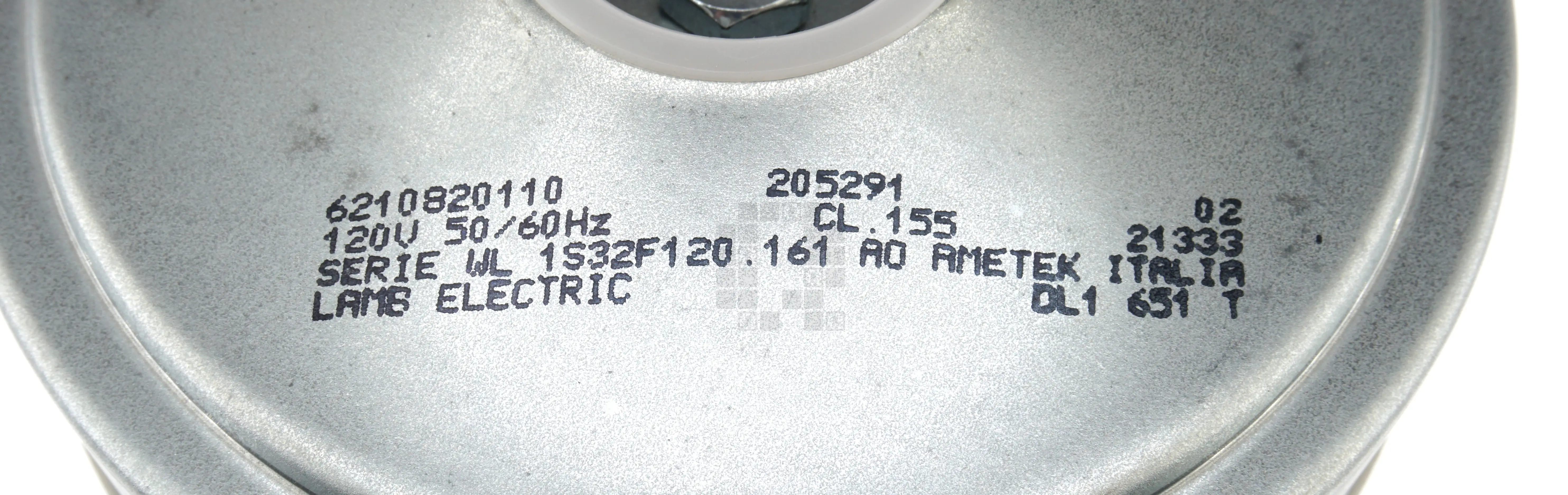 Henry Xtra Vacuum 120VAC Electric Motor Markings