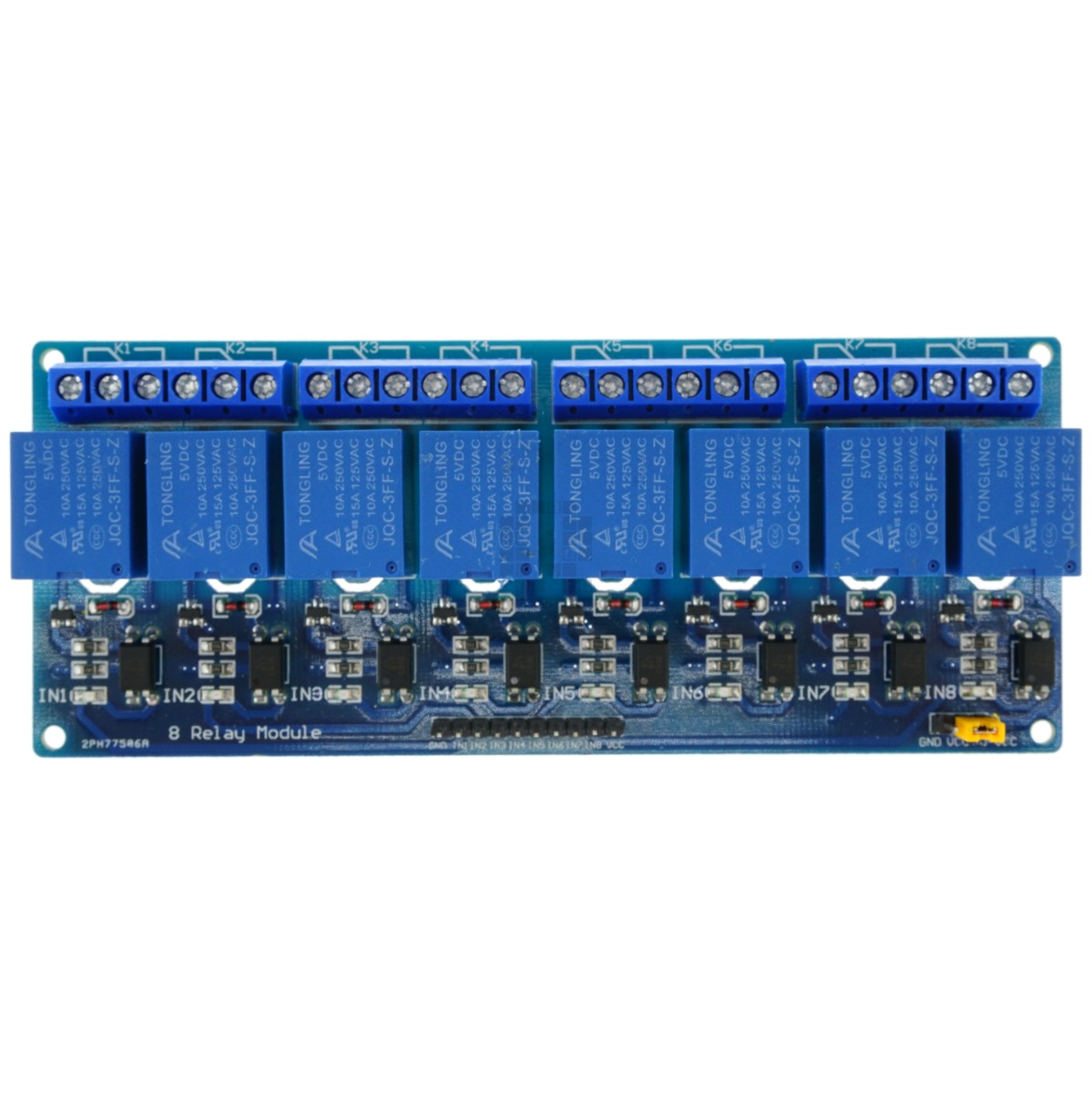 Geekcreit 8 Channel Isolated Relay Module, 5V, SPDT Output, Arduino