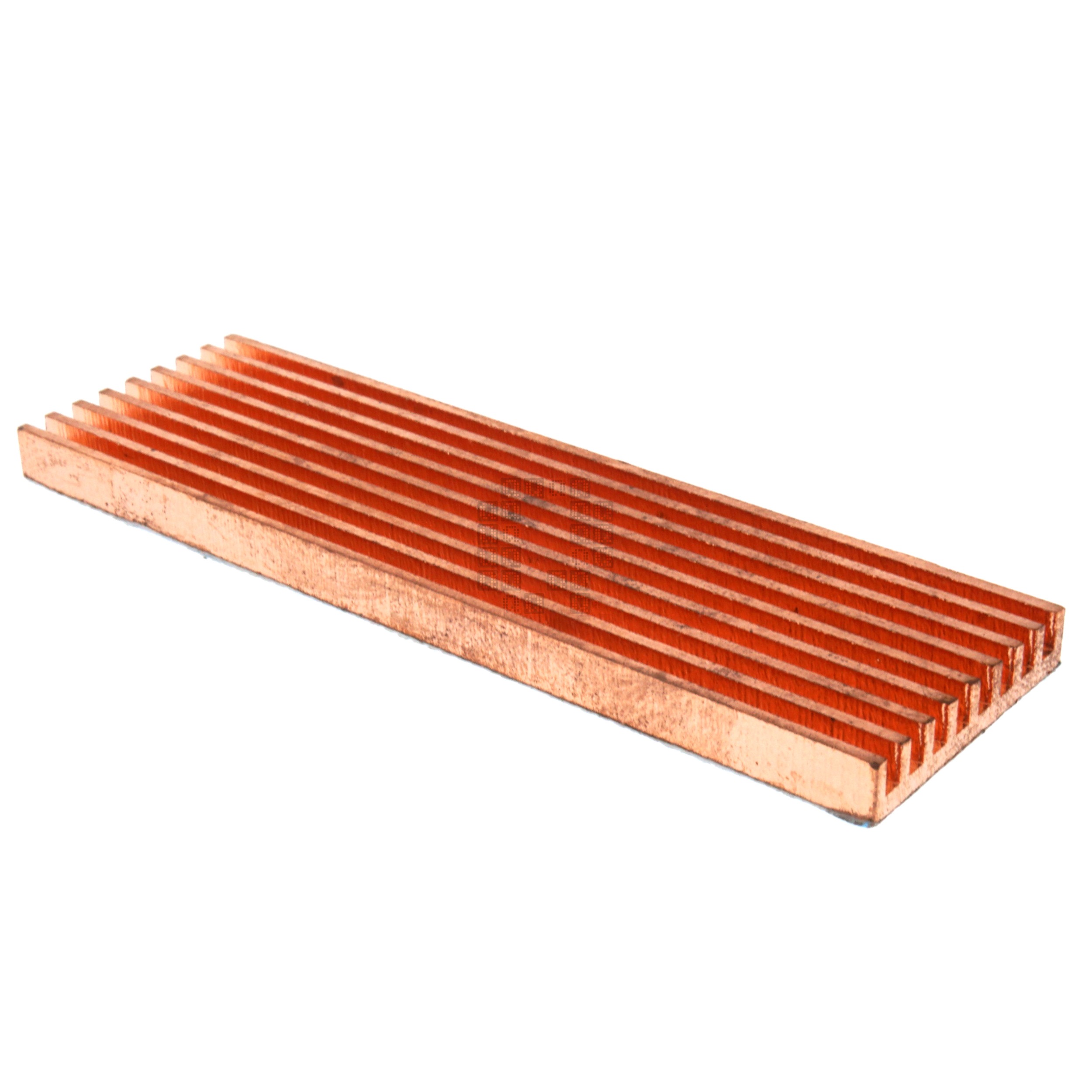 M.2 2280 PCI-E NVME SSD Copper Heatsink w/Thermal Conductive Adhesive, 4mm Height