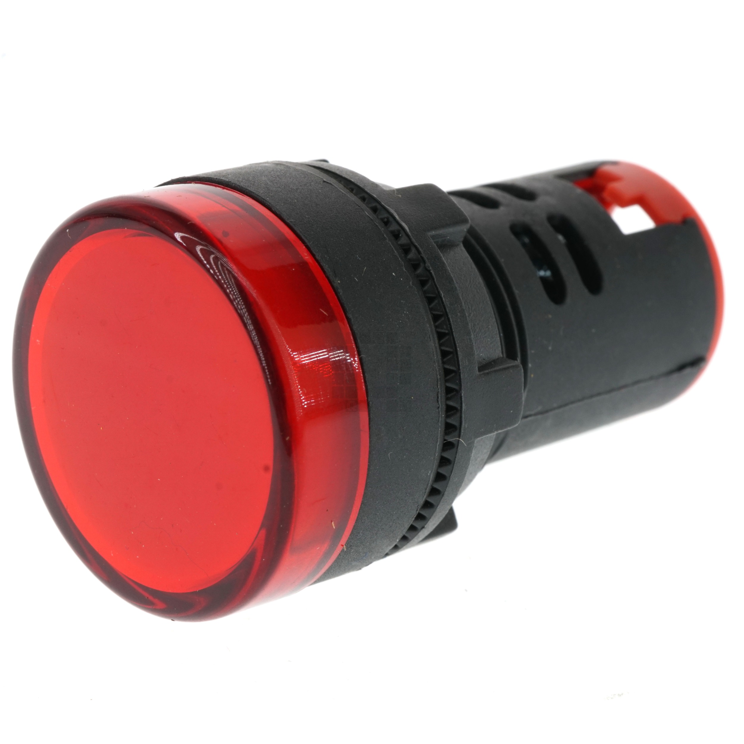 EARU AD16-22D/S26 22mm Panel Mount LED Signal Indicator Light, Red 110V