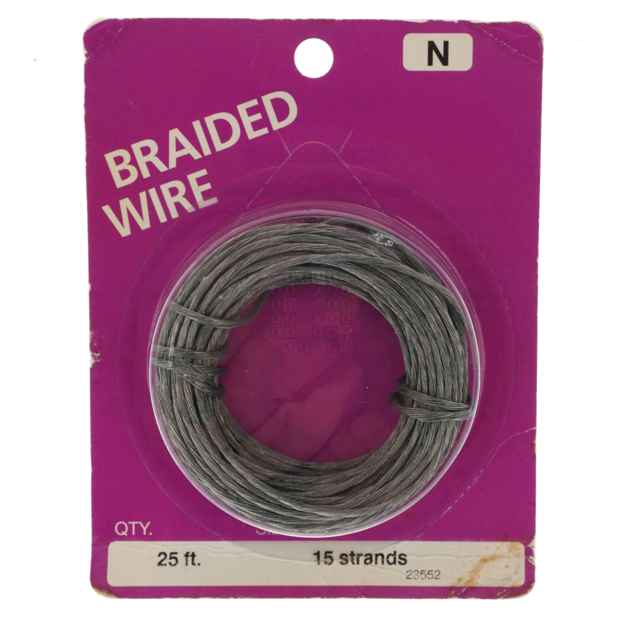 Midwest Fastener 23552 15-Strand Braided Wire, 25-feet