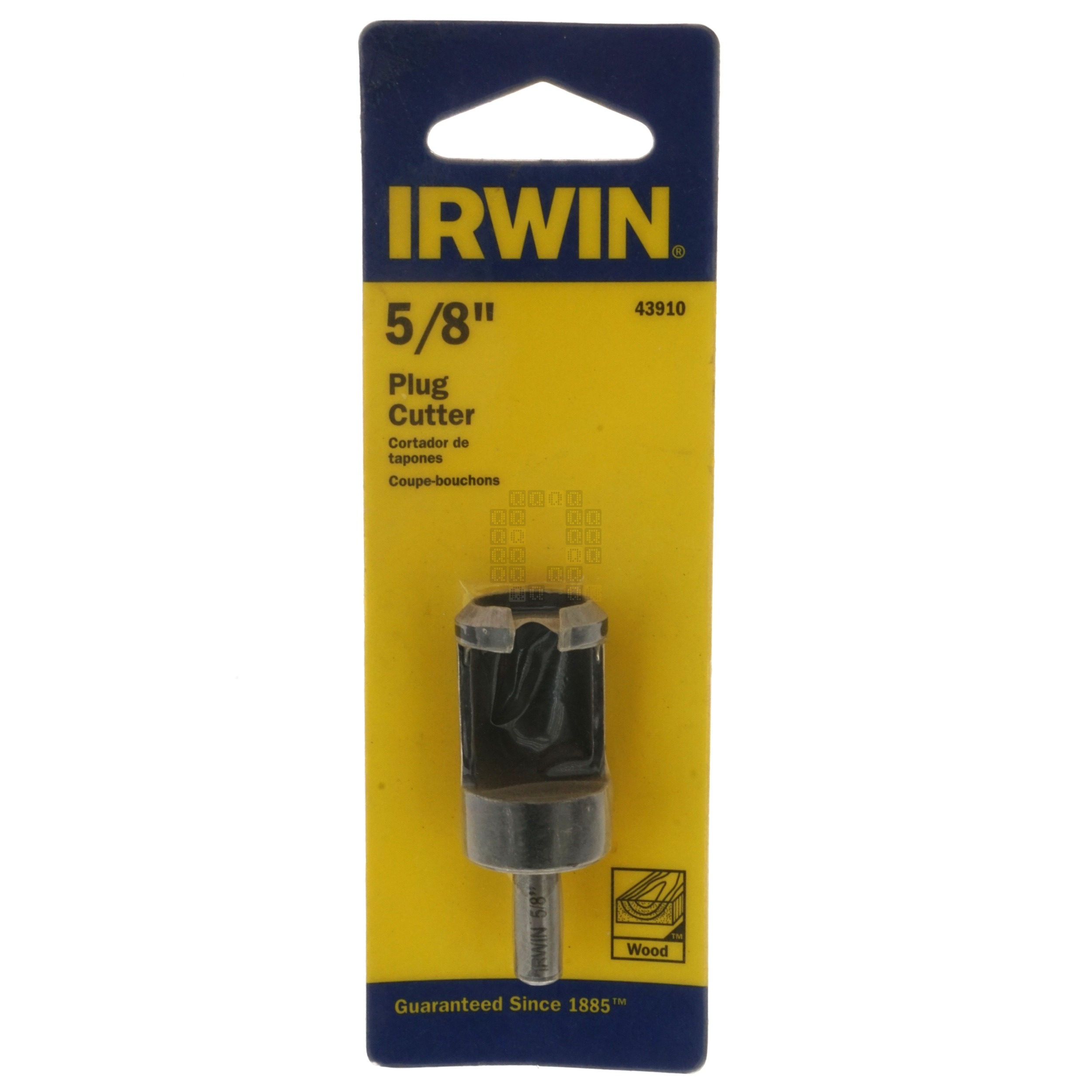 Irwin 43910 5/8" Carbon Steel Plug Cutter