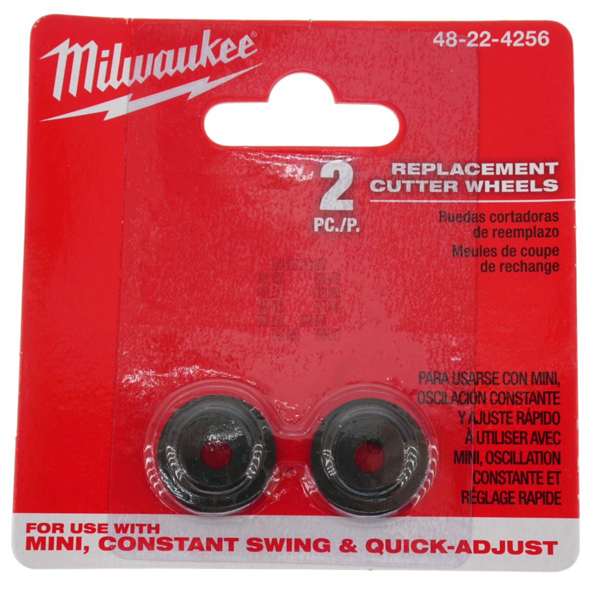 Milwaukee 48-22-4256 Replacement Cutter Wheels, 2 Pack