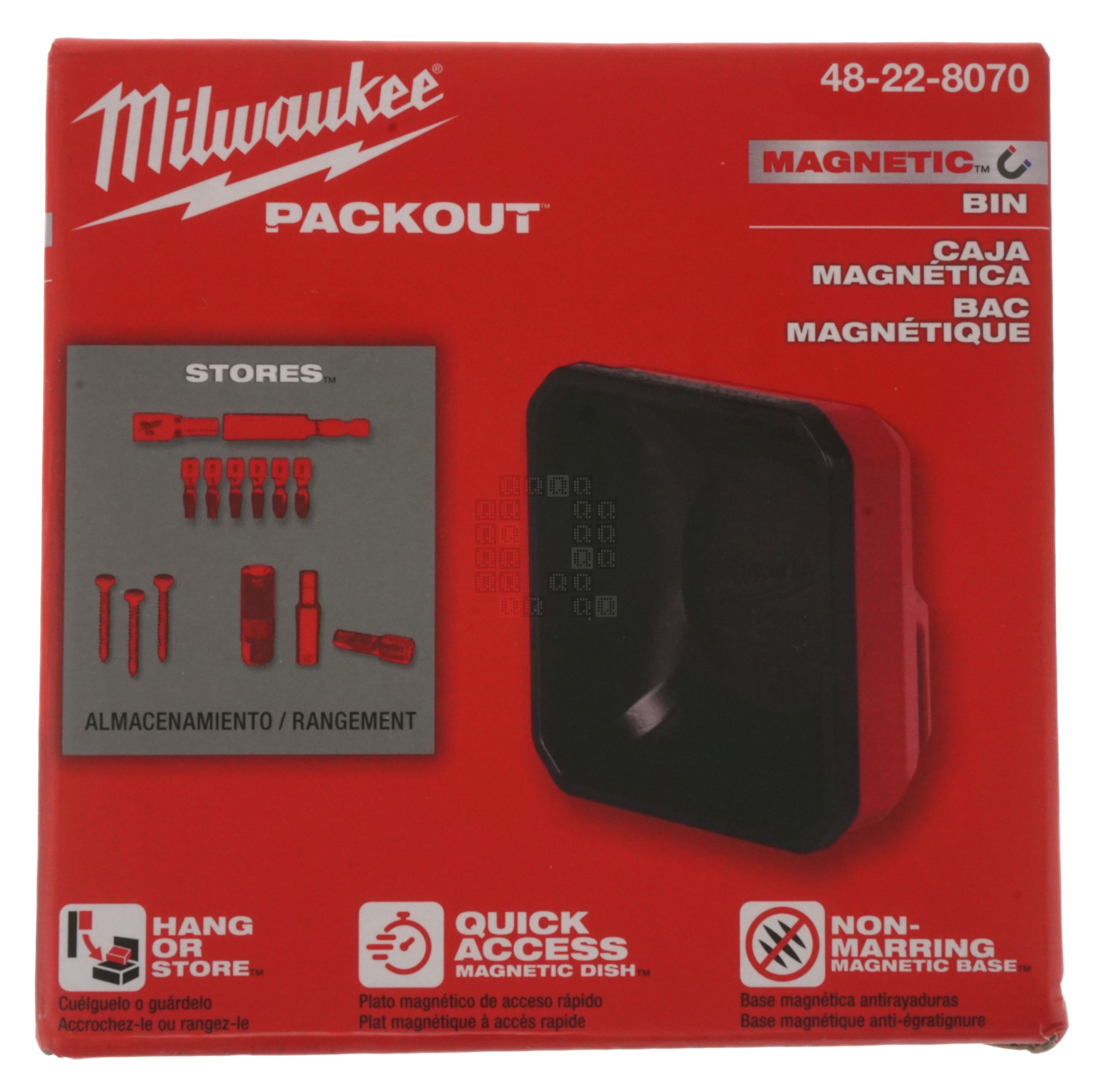 Milwaukee Tool 48-22-8070 PACKOUT Magnetic Bin