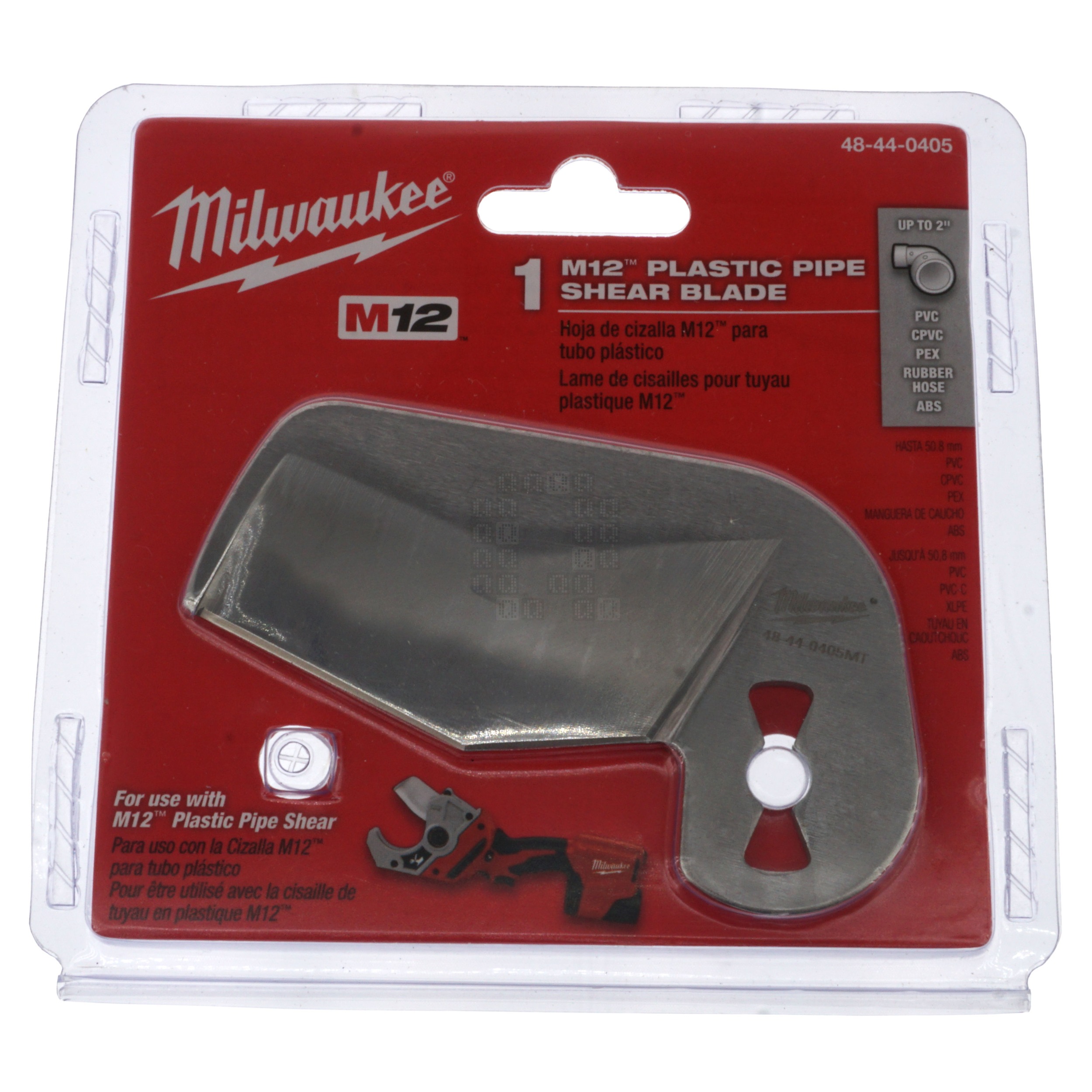 Milwaukee Tool 48-44-0405 M12 Plastic Pipe Shear Blade