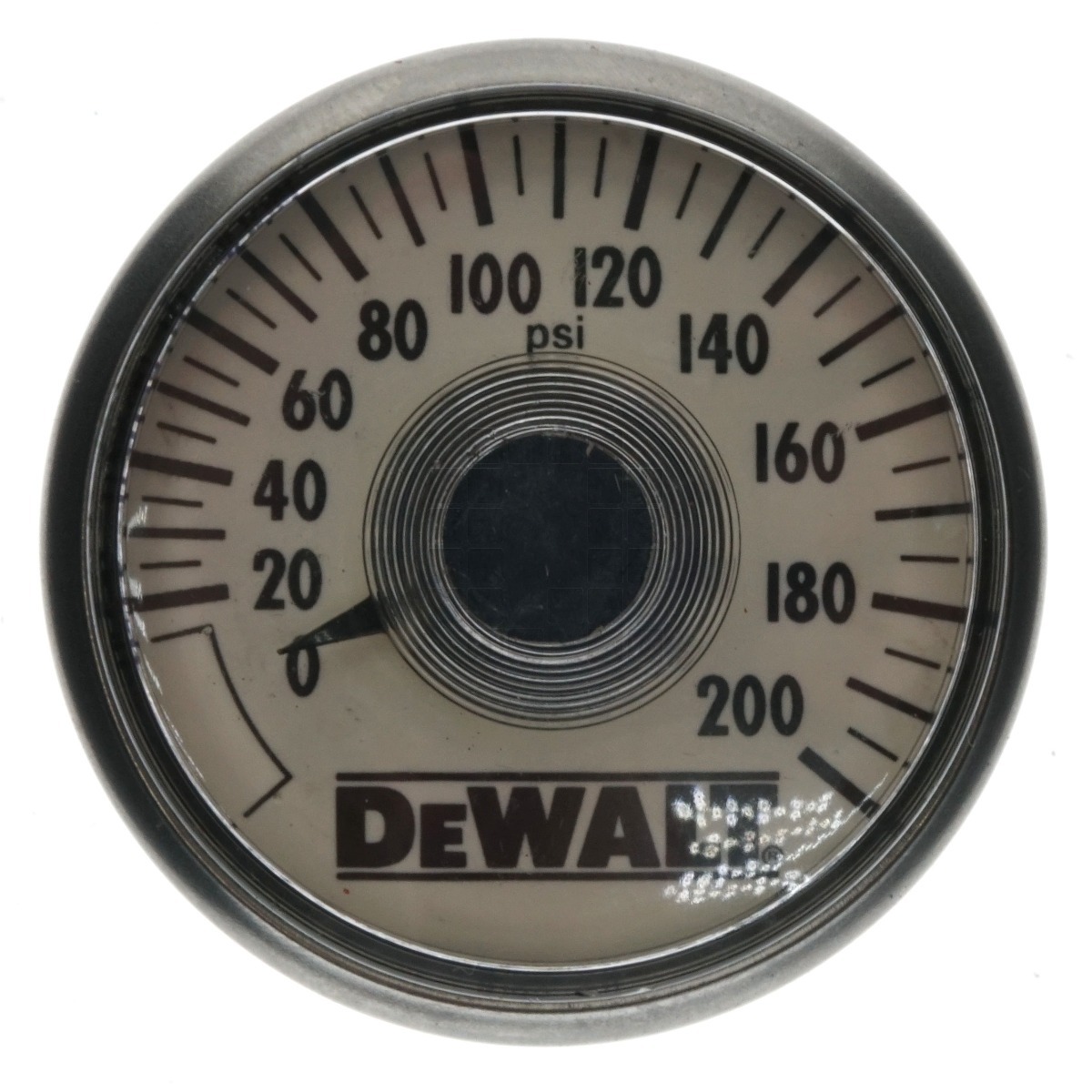 DeWALT 5130205-00 Air Pressure Gauge, 0-200 PSI, 1/4"-18 NPT