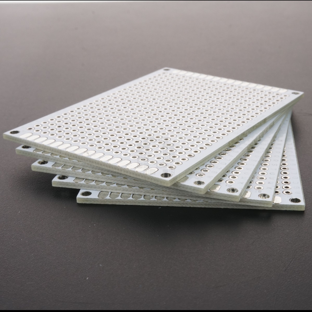 5cm x 7cm White PCB Printed Circuit Board, 5 Pack, 432 Holes, 32 Pads