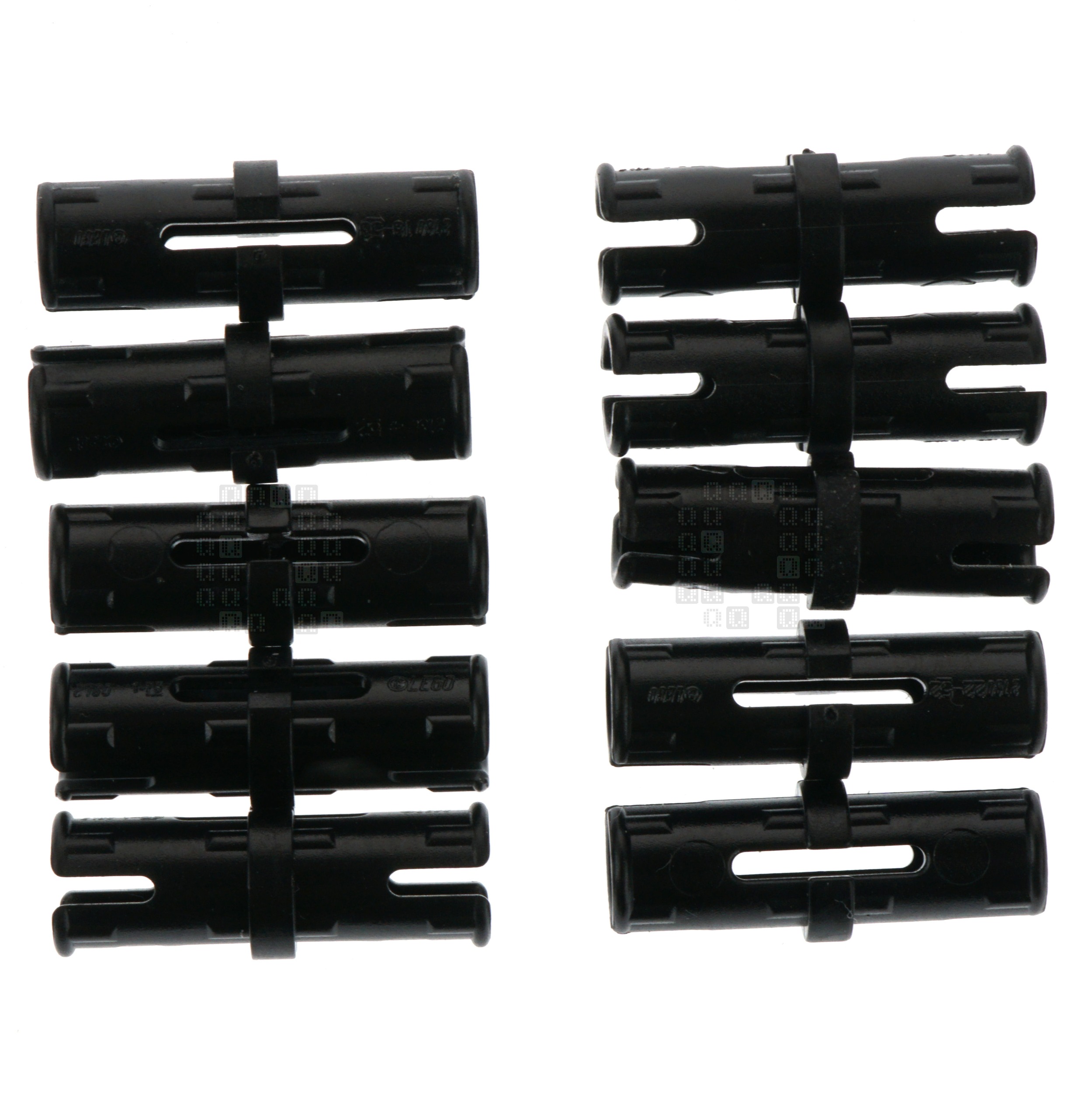 Lego 6279875 Technic Connector Peg with Friction, Black, 10-Pack