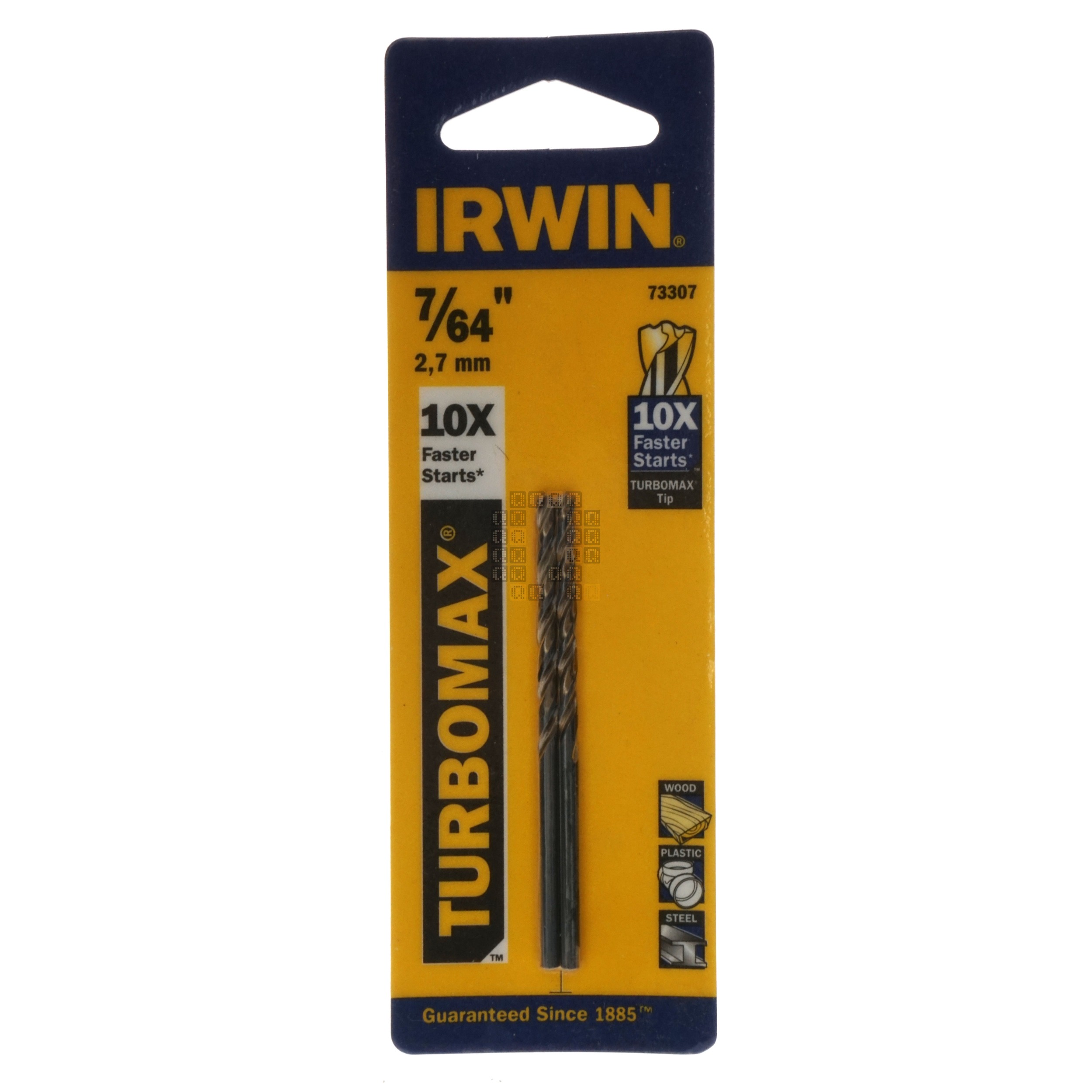 Irwin Industrial Tools 73307 Turbomax 9/32" Drill Bit, 2-Pack