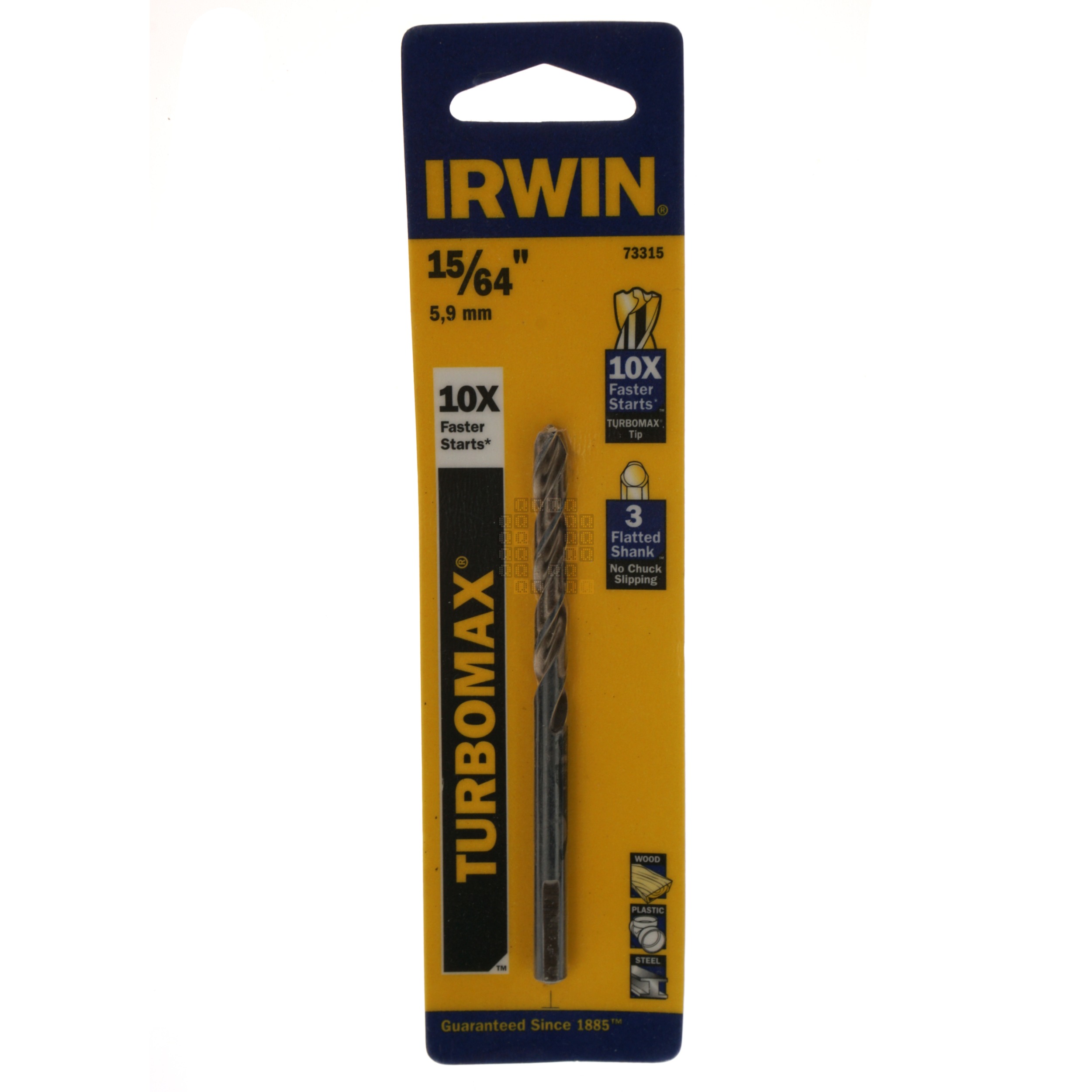 Irwin Industrial Tools 73315 Turbomax 15/64" Drill Bit