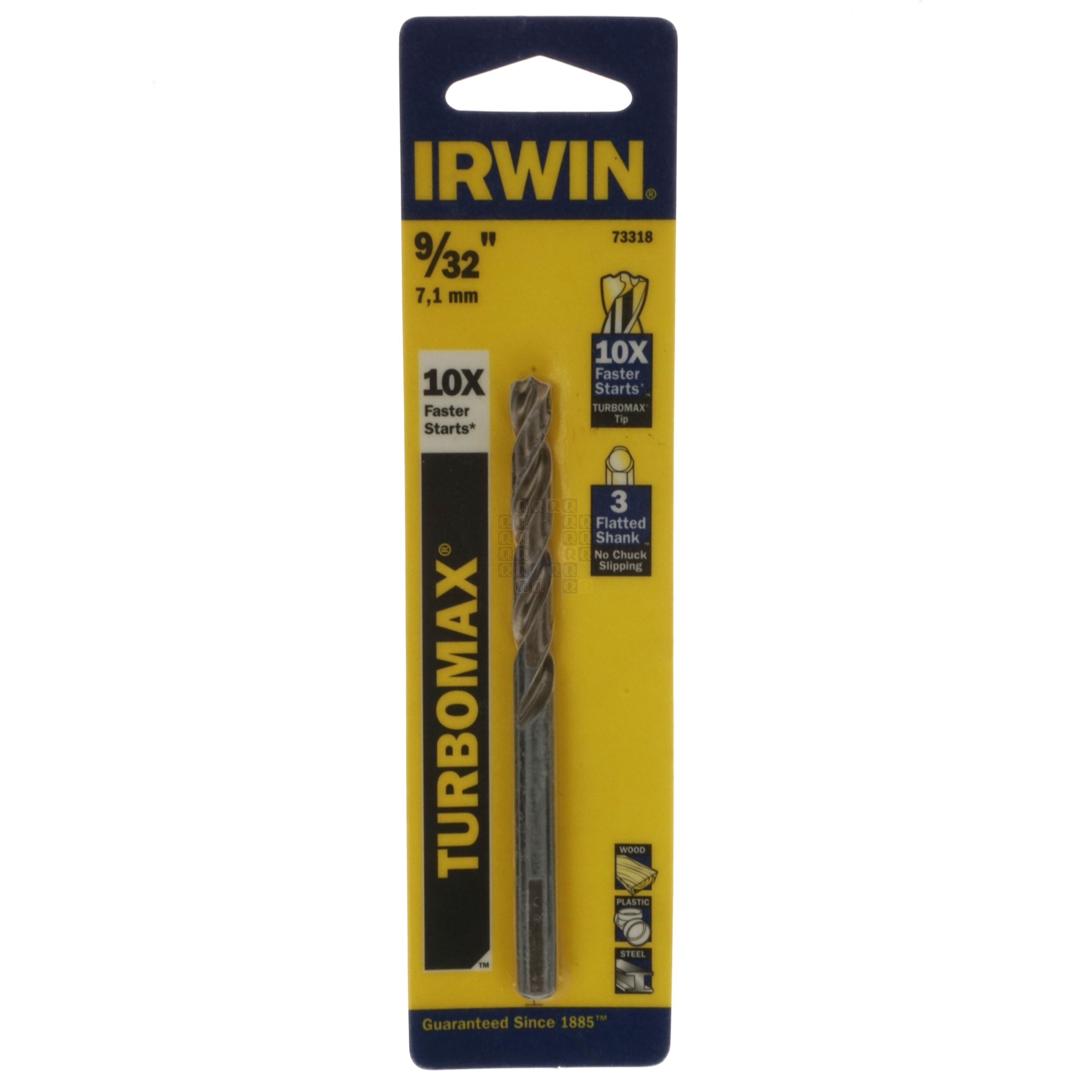 Irwin Industrial Tools 73318 Turbomax 9/32" Drill Bit