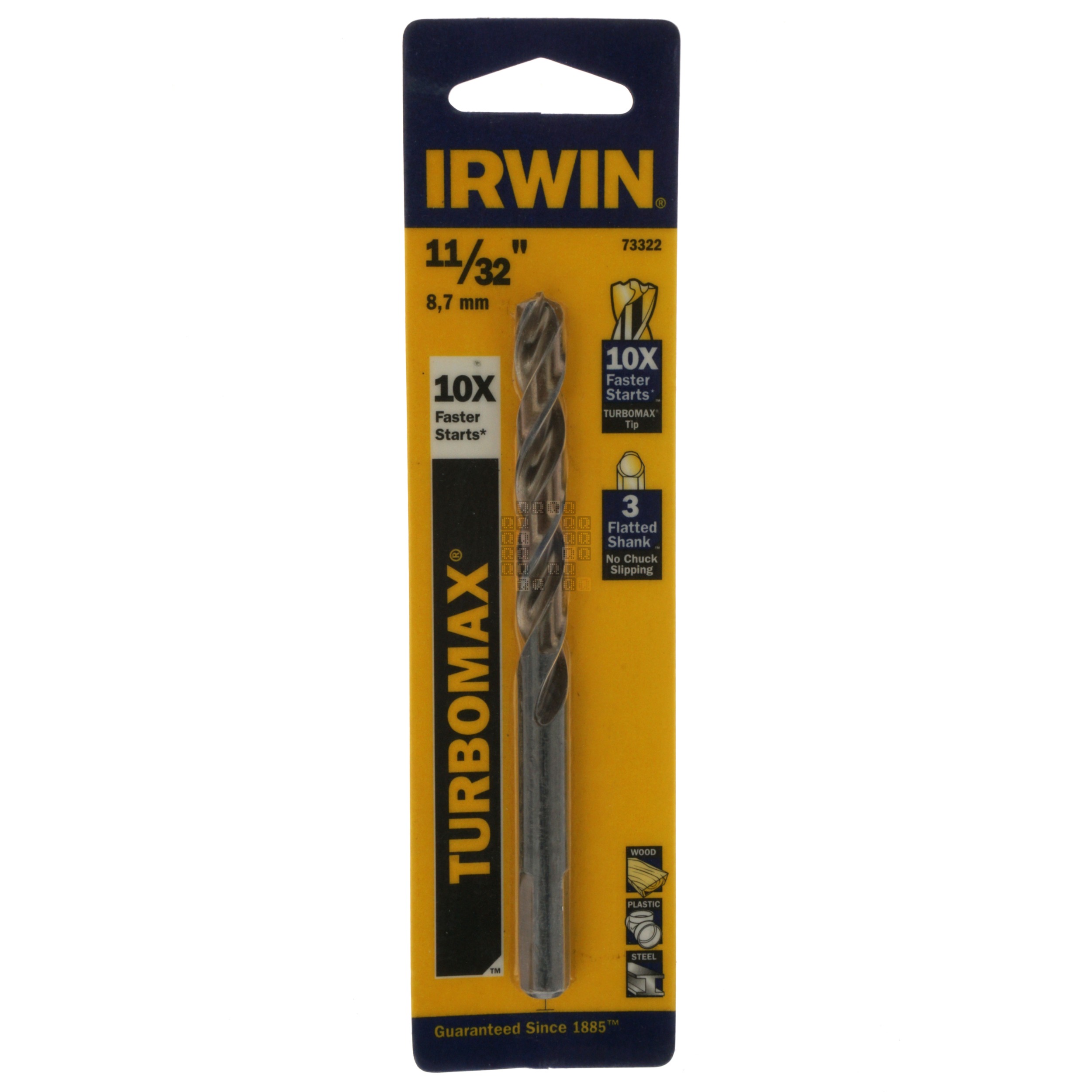 Irwin Industrial Tools 73322 TURBOMAX 11/32" Drill Bit