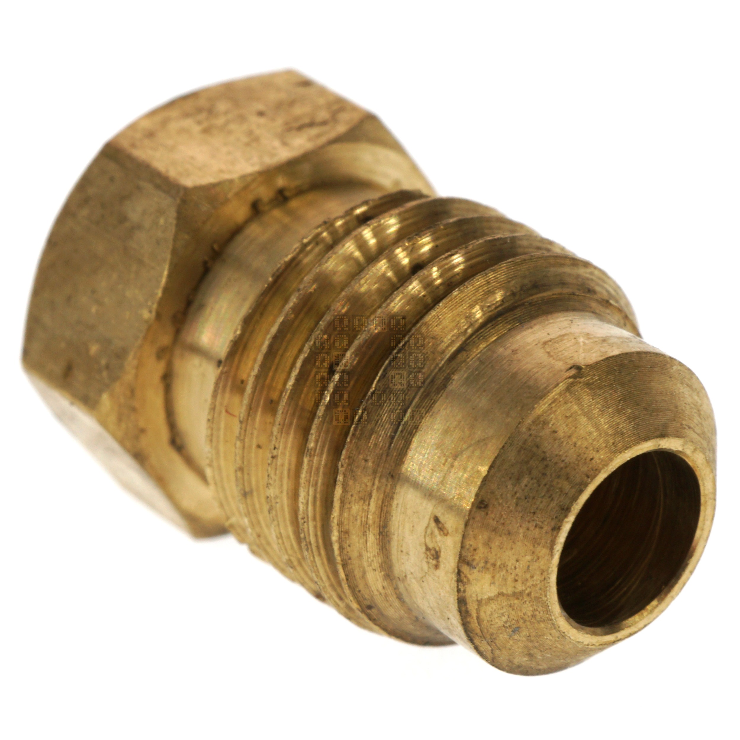 Anderson Metals 754039-04 Brass 1/4"-20 Male Flare Pipe Plug