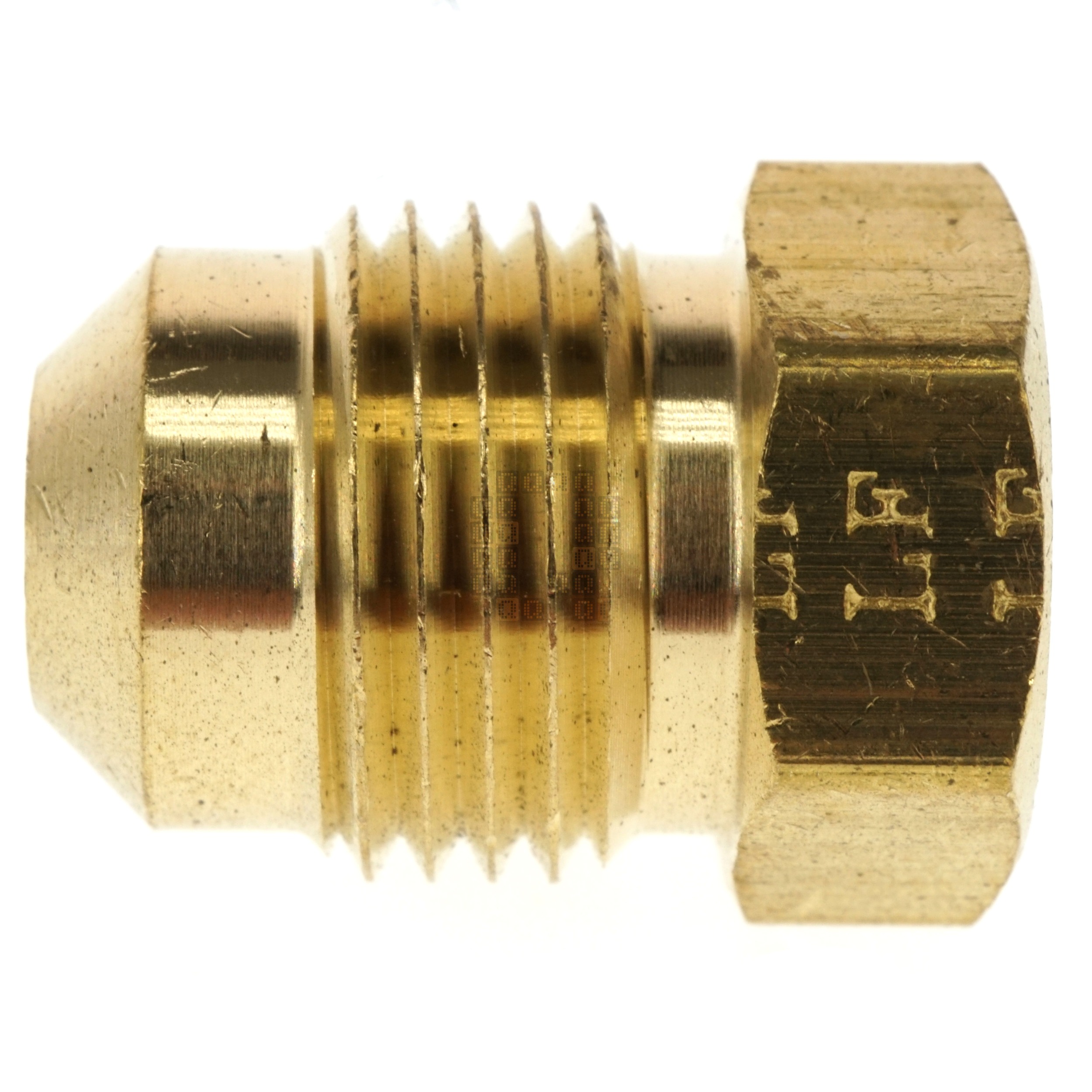 Anderson Metals 754039-06 Brass 3/8" Male Flare Pipe Plug