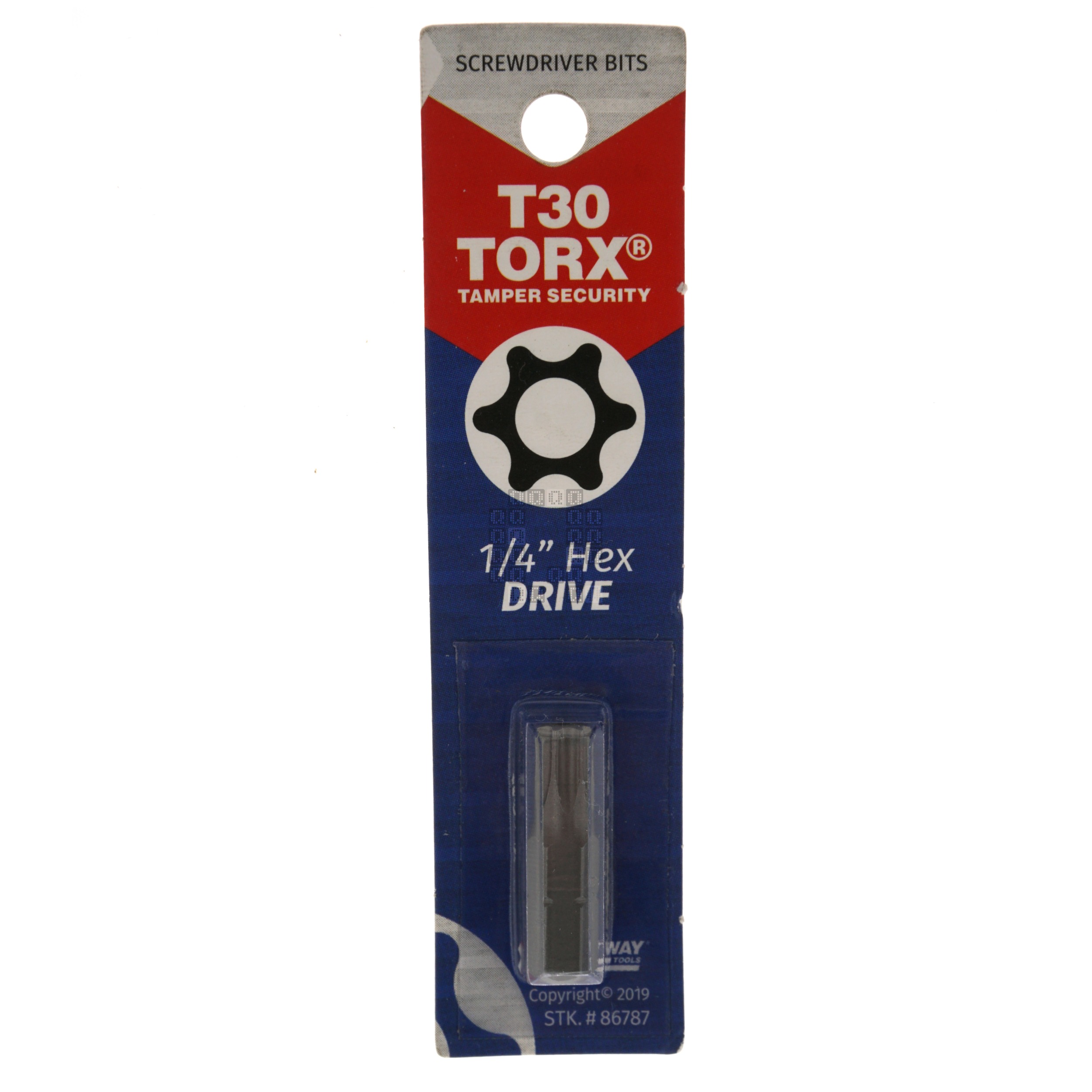 Best Way Tools 86787 Tamper Security T30 TORX Screwdriver Bit, 1" Length