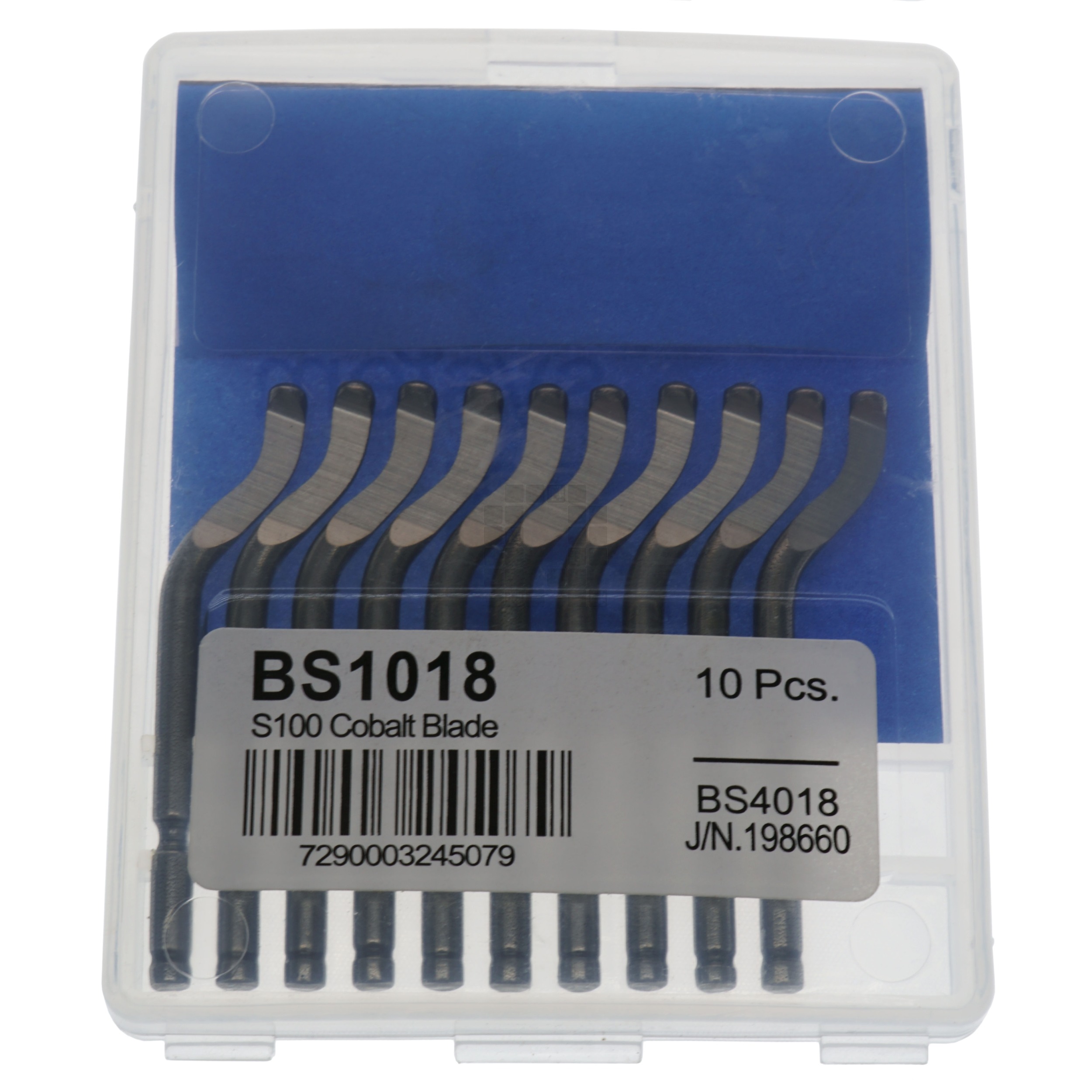 BS1018 S100 S18 Cobalt Deburring Blades, 10 Pack
