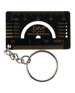 DIY More 020111 Keychain Printed Circuit Board PCB Ruler Surface Mount Angle