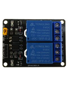 Geekcreit 2 Channel Isolated Relay Module, 5V, SPDT Output