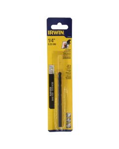 Irwin 1789224 Black Oxide 1/4" Left Hand Drill Bit, 135° Split