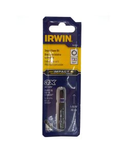 Irwin 1837505 T30 Torx Impact Performance Series Power Bit, 2" Length