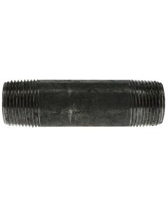 3/4" NPT x 3-1/2" Long Black Steel Pipe Nipple