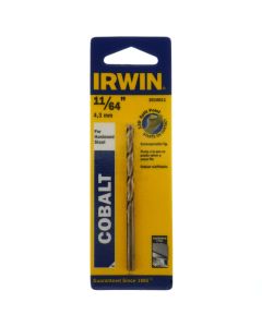Irwin Industrial Tools 3016011 11/64" Cobalt 135° Split Point Drill Bit