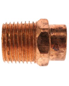 Elkhart Products 10030310 Copper Pipe Adapter, 1/2 " Male NPT to 1/2" Sweat