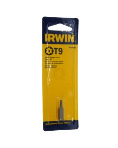 Irwin 3053022 T9 TORX Tamper-Proof Security Insert Bit