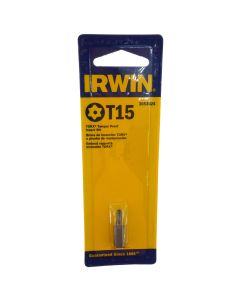 Irwin 3053024 T15 TORX Tamper Proof Security Insert Bit, 1" Length, 1 Pack