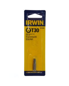 Irwin 3053028 T30 TORX Security Tamper-Proof Insert Bit, 1" Length
