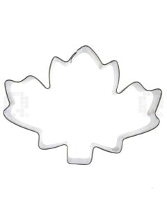 Fox Run Brands 3407 3" Maple Leaf Stainless Steel Pastry Cookie Cutter