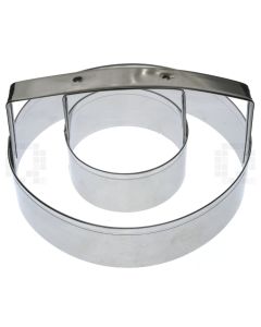 Fox Run 5755 Metal Donut Cutter, 4", Tin Plated Steel