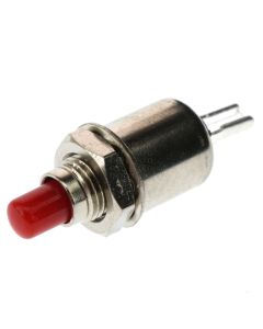 5mm Red Momentary Round Push Button, DS-402, SPST