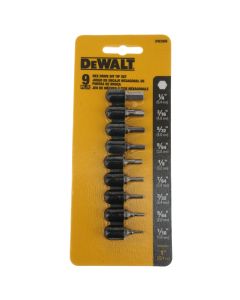 DeWALT DW2068 9 Piece Hex Drive Bit Tip Set