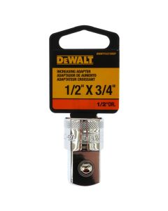 Dewalt DWMT75272OSP 1/2" x 3/4" Increasing Chrome Adapter, 75-272D