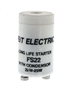 Feit Electric FS22 Fluorescent Long Life Starter with Condenser, 22-25W