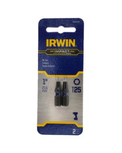 Irwin IWAF31TX252 T25 Torx Impact Performance Series Bit Tips, 1" Length, 2 Pack