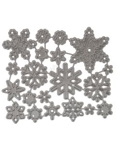 20 Piece Snowflake Metal Cutting Die Set