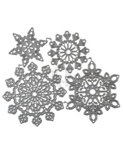 Snowflake Metal Cutting Dies, 4 Piece Set