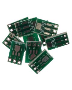 SOT89/SOT223 to TO-220/DIP Adapter Circuit Board, 10 Pack