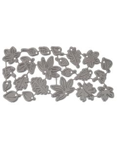 Small Autumn Leaves, 22-Piece Metal Cutting Die Set
