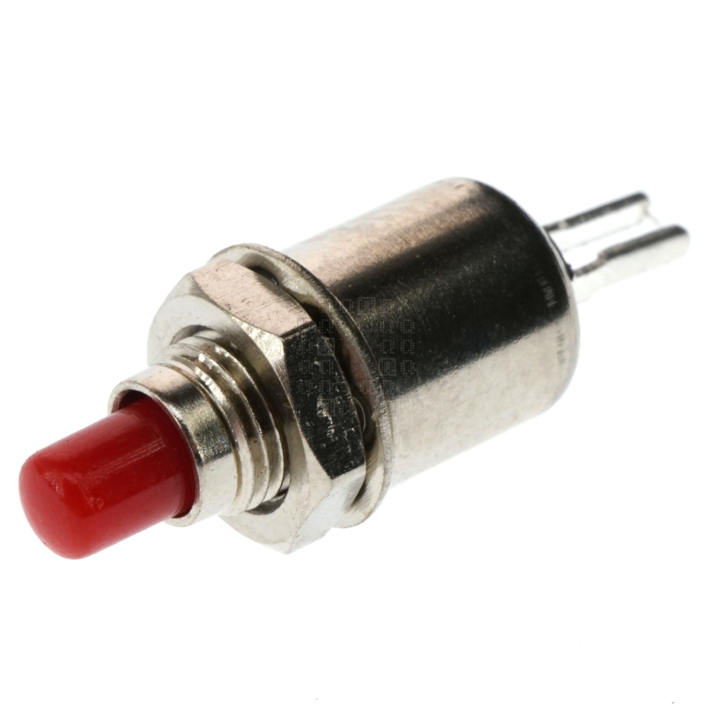 5mm Red Momentary Round Push Button, DS-402, SPST