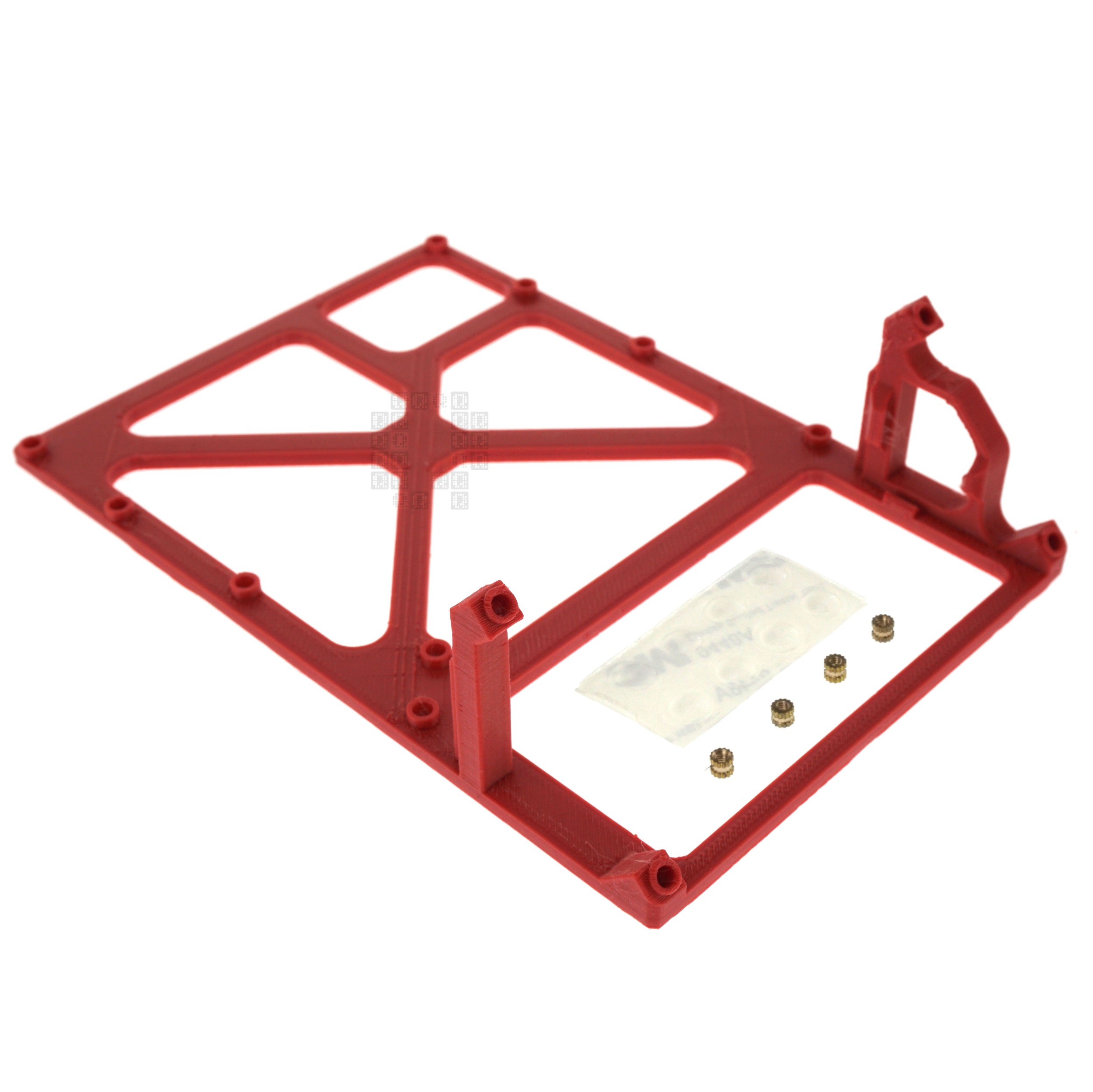 Sanni Open Source Cart Reader HW5 Main PCB Stand Frame with Battery Access, Red