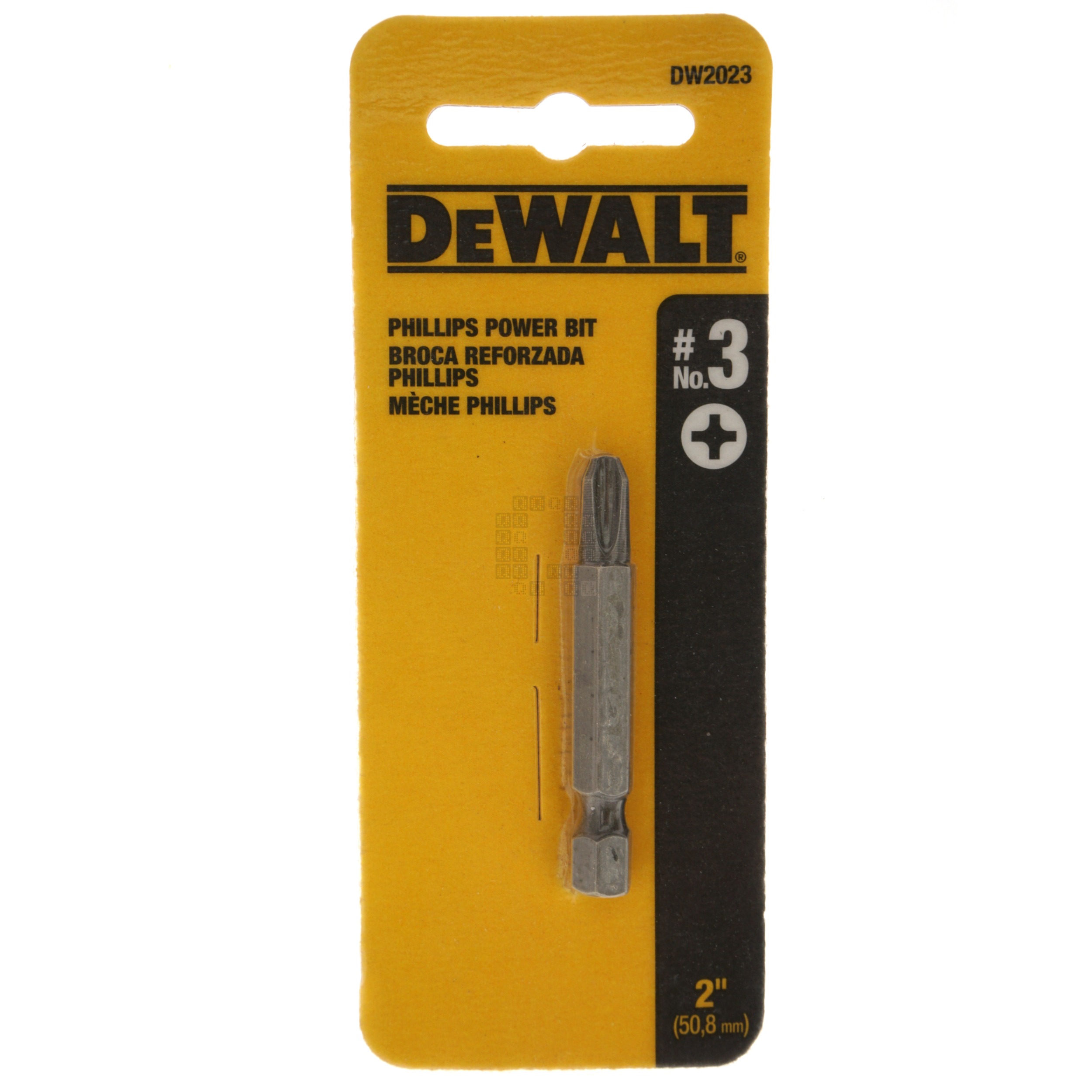 DeWALT DW2023 PH3 #3 Phillips Power Bit, 2" Length