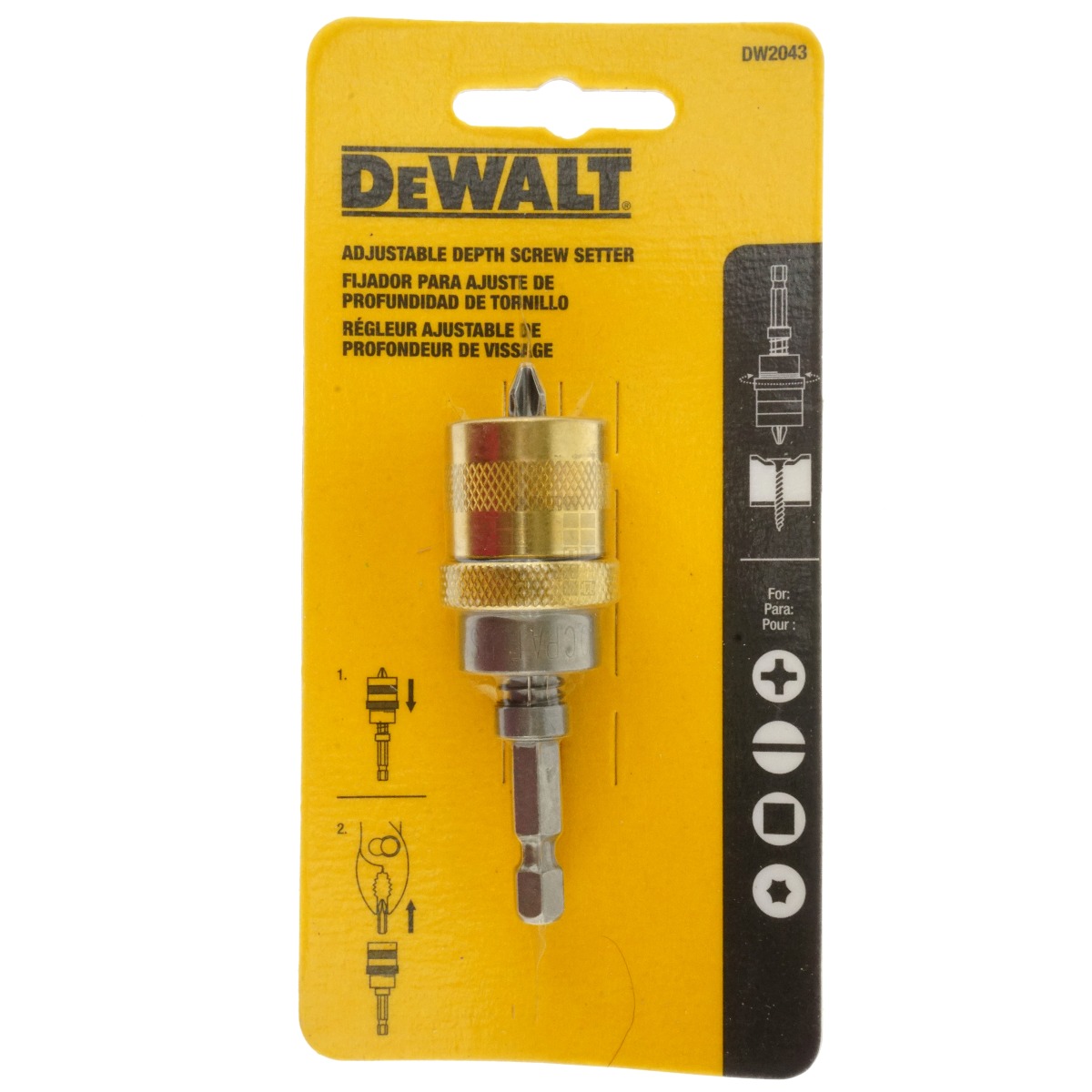 Dewalt DW2043 Adjustable Depth Screw Setter